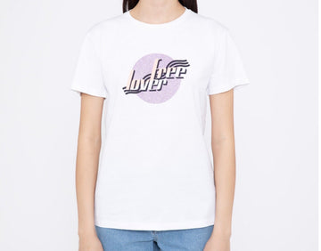 S H Love Free Lover Graphic White T-Shirt - Studio D Shoe Boutique